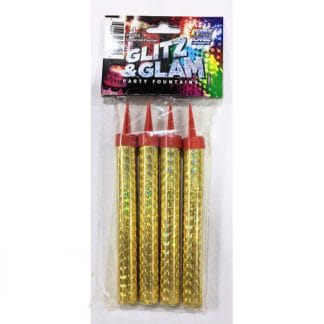 Gold Fireworks candles