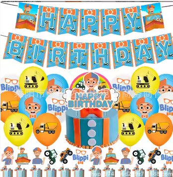 Blippi Party Decoration package