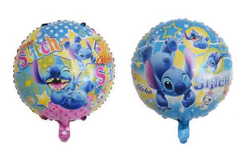 Stitch Doublesided 18inch Round Foil Balloon