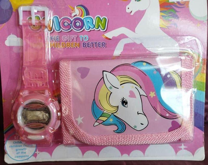 Unicorn Watch and Wallet set