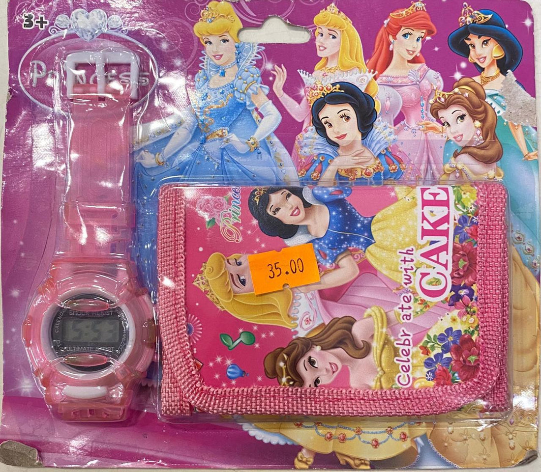 Princess Watch and Wallet set