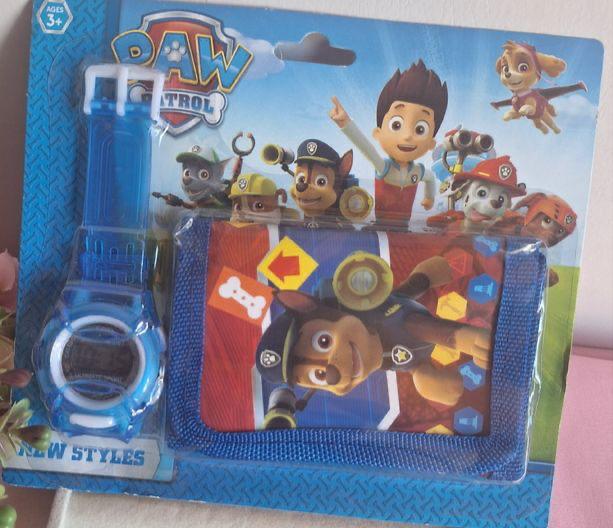 Paw Patrol  Watch and wallet set Dark Blue