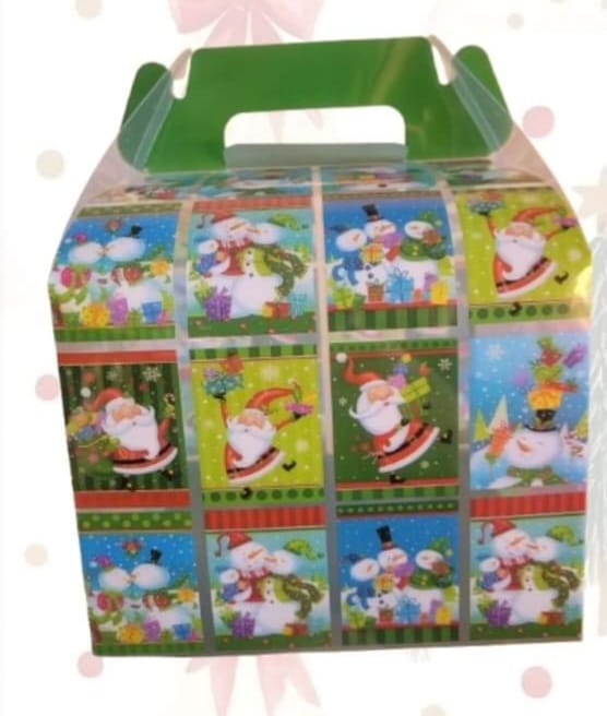 Christmas Plastic Treat Boxes