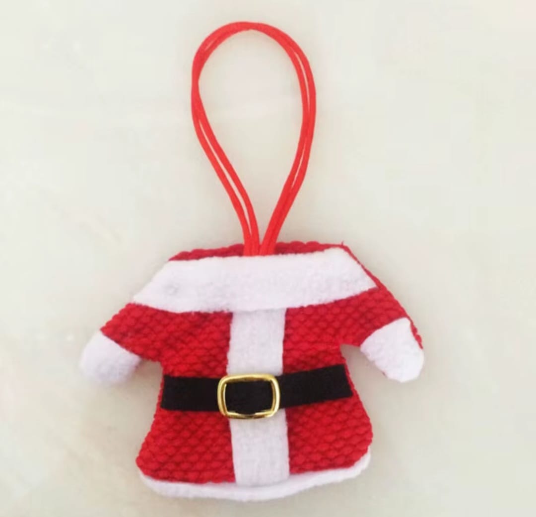 Christmas cutlery santa top