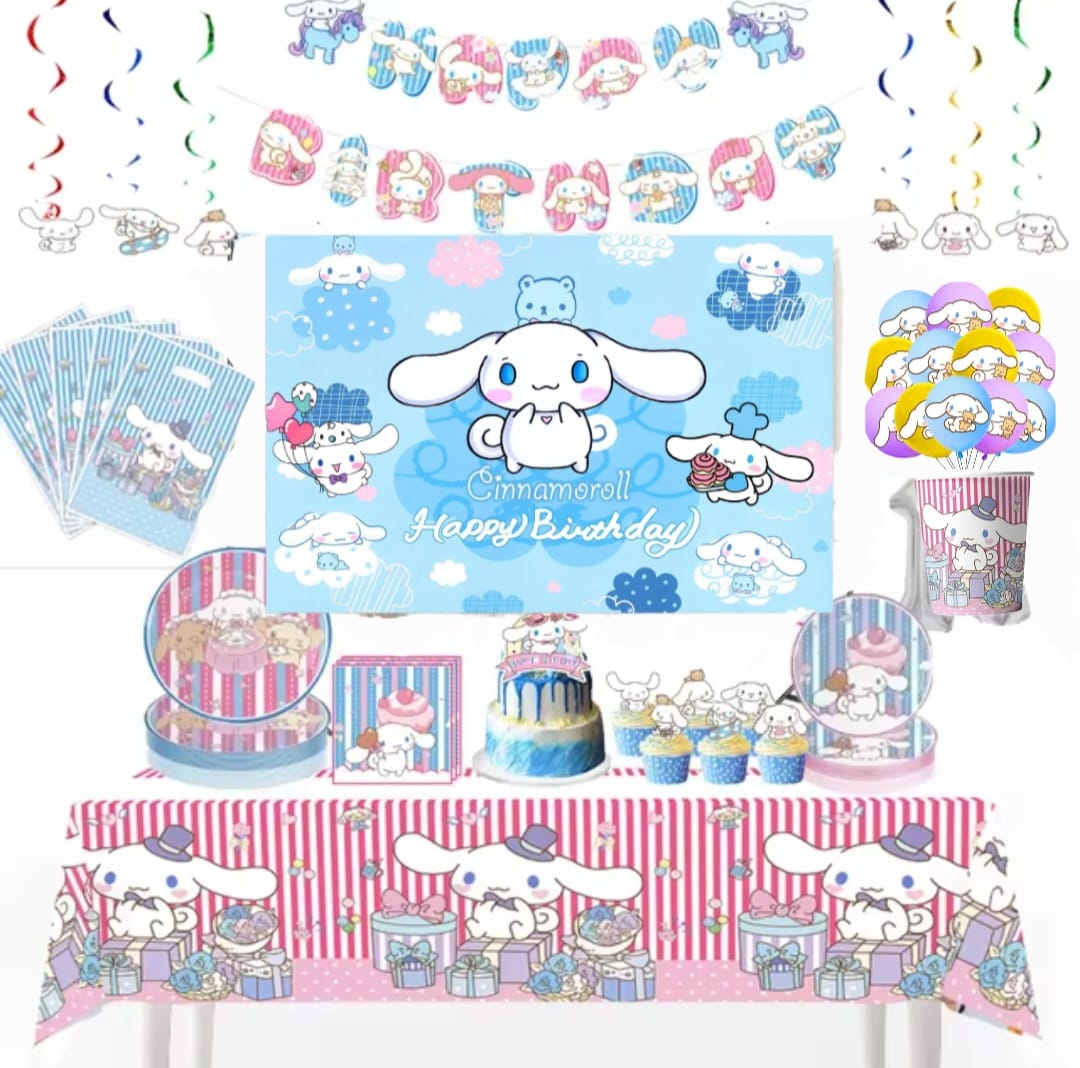 Cinnamon roll Ultimate Party Decoration package