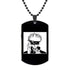 Black Gojo Dog Tag Necklace 