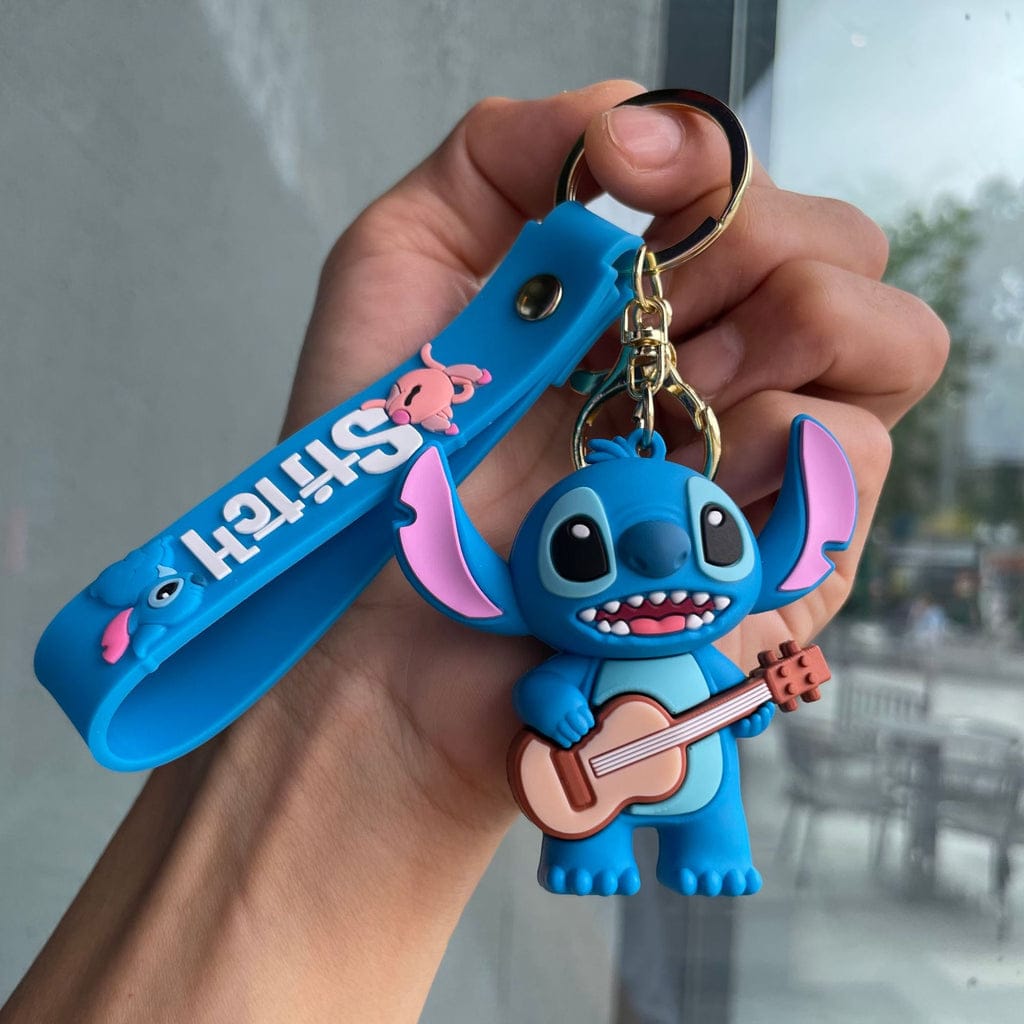 Stitch Guitar Keychain