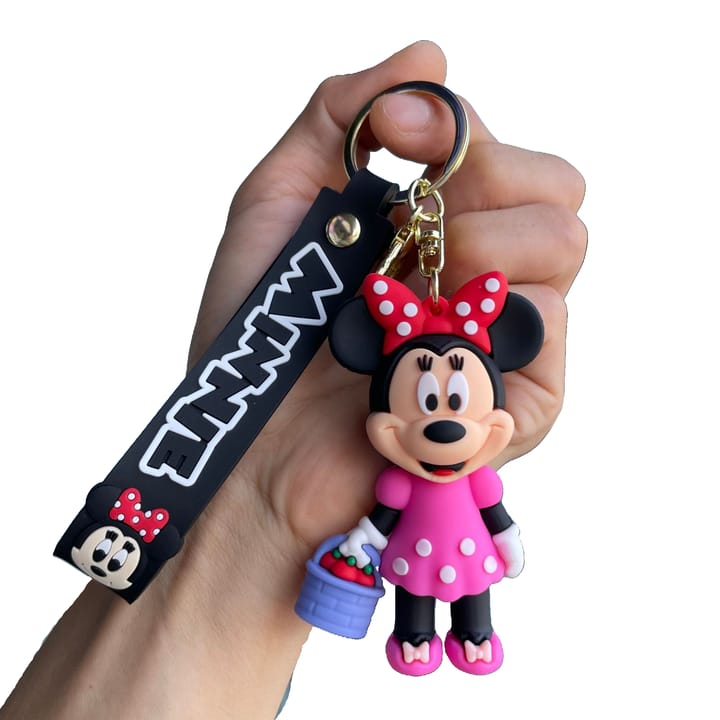 Minnie Mouse Fruit Basket keychain