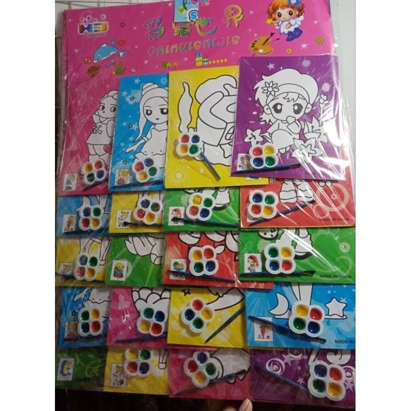 Mini paint posters (single) - Preppy Kids (Grand Bazaar)