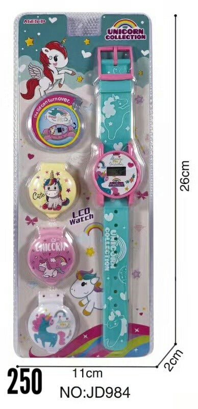 Unicorn Watch with changeable watch covers