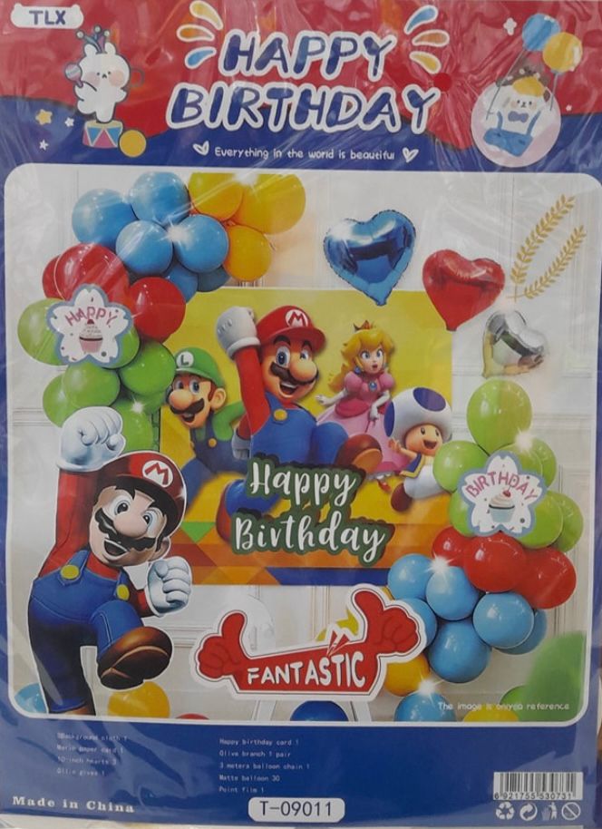 Mario Balloon arch kit - Preppy Kids (Grand Bazaar)