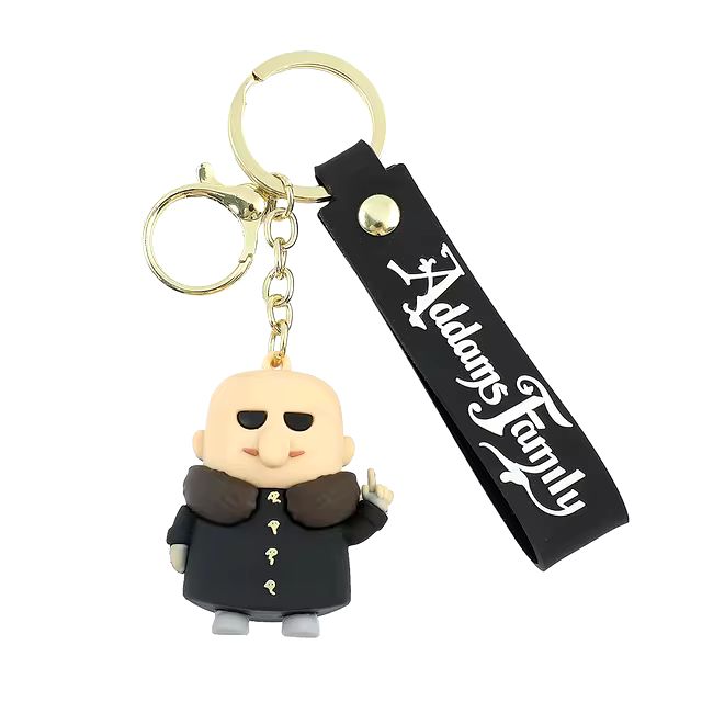 Uncle Fester Wednesday Key Chain