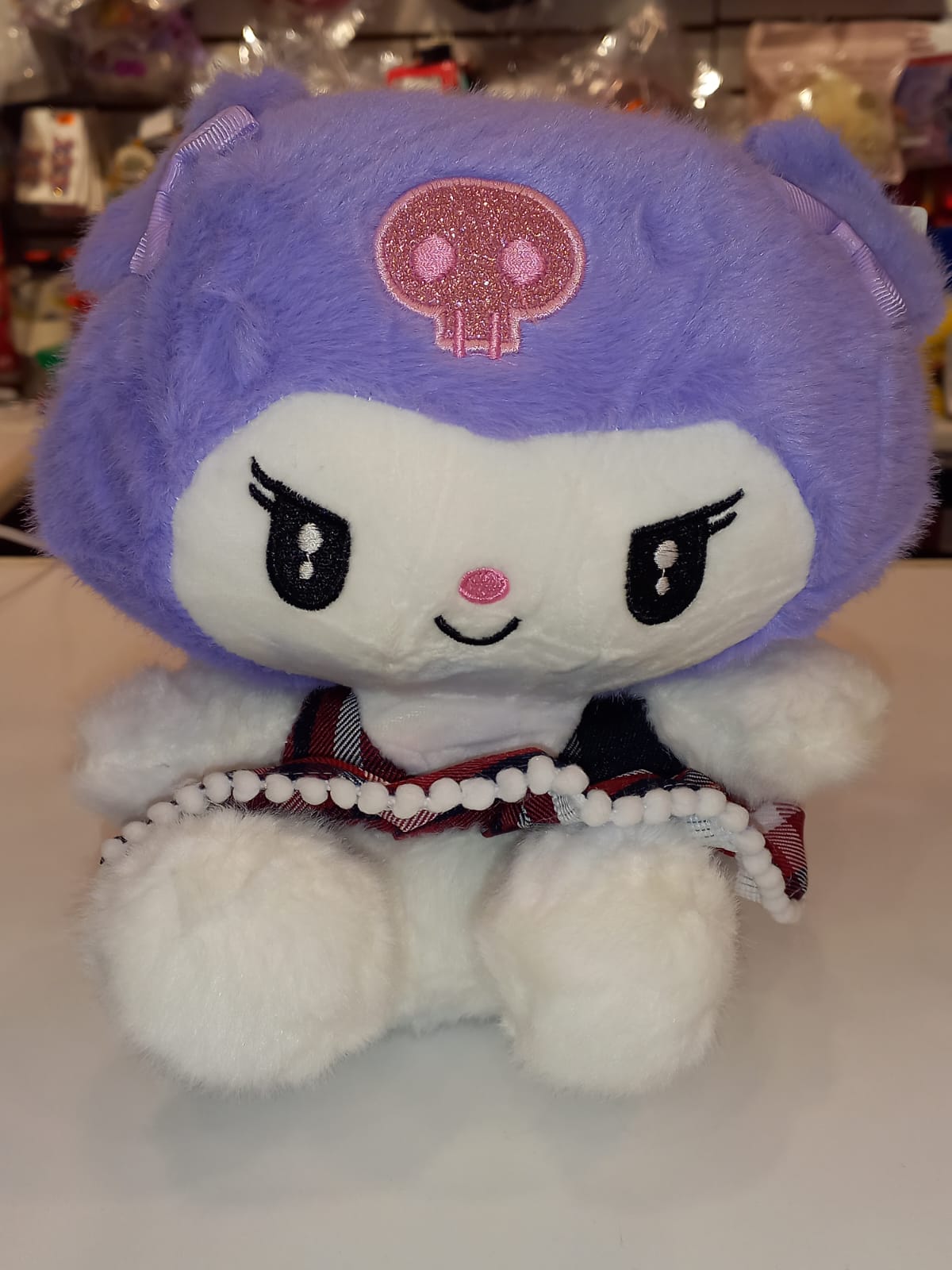 Kuromi Plaid Dress Plushie