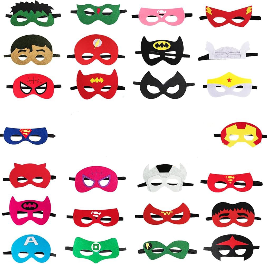Superhero Felt Masks - Preppy Kids (Grand Bazaar)