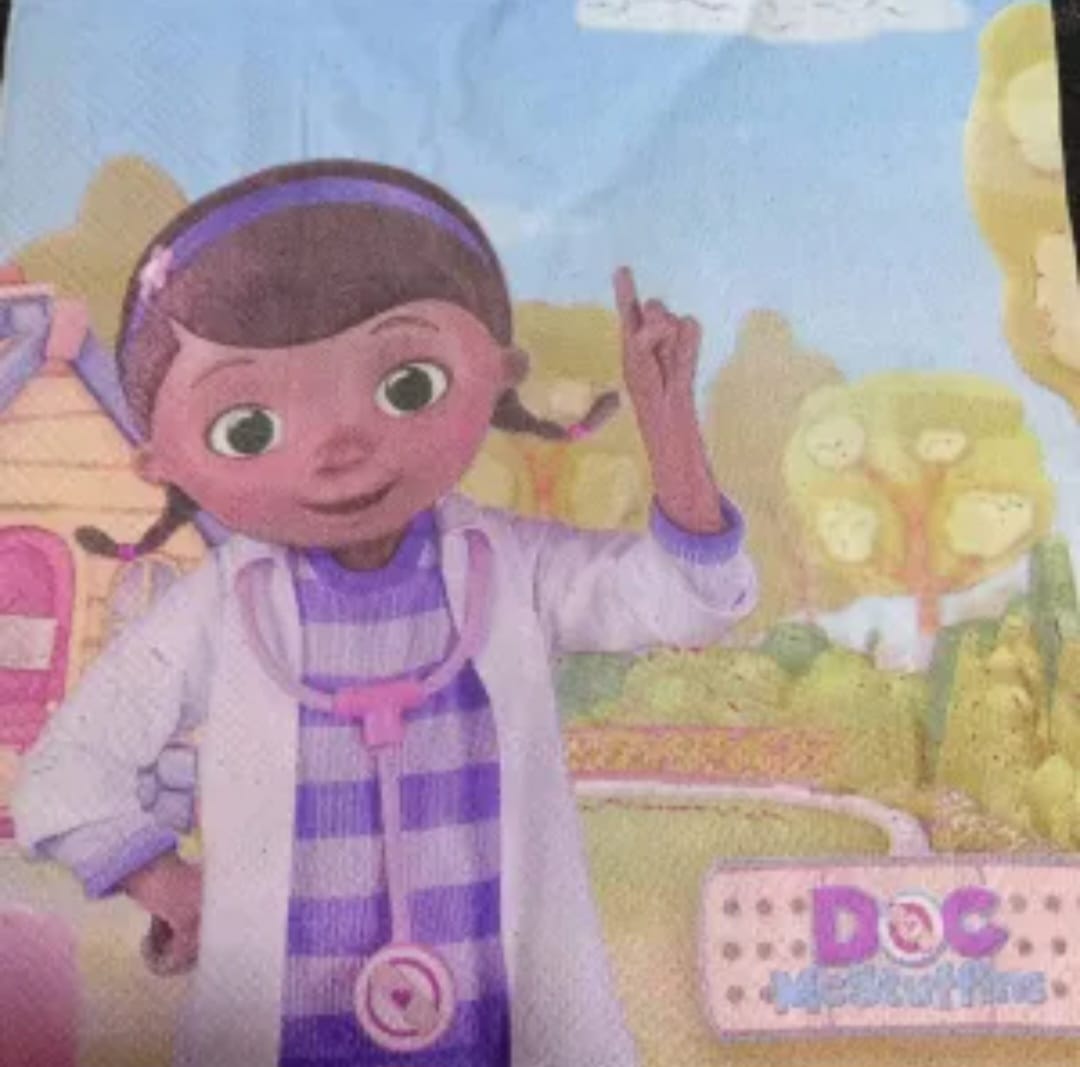 Doc mc stuffins Napkins 20pcs - Preppy Kids (Grand Bazaar)