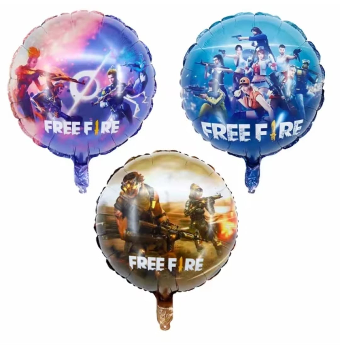 Free Fire Foil Balloon - Preppy Kids (Grand Bazaar)