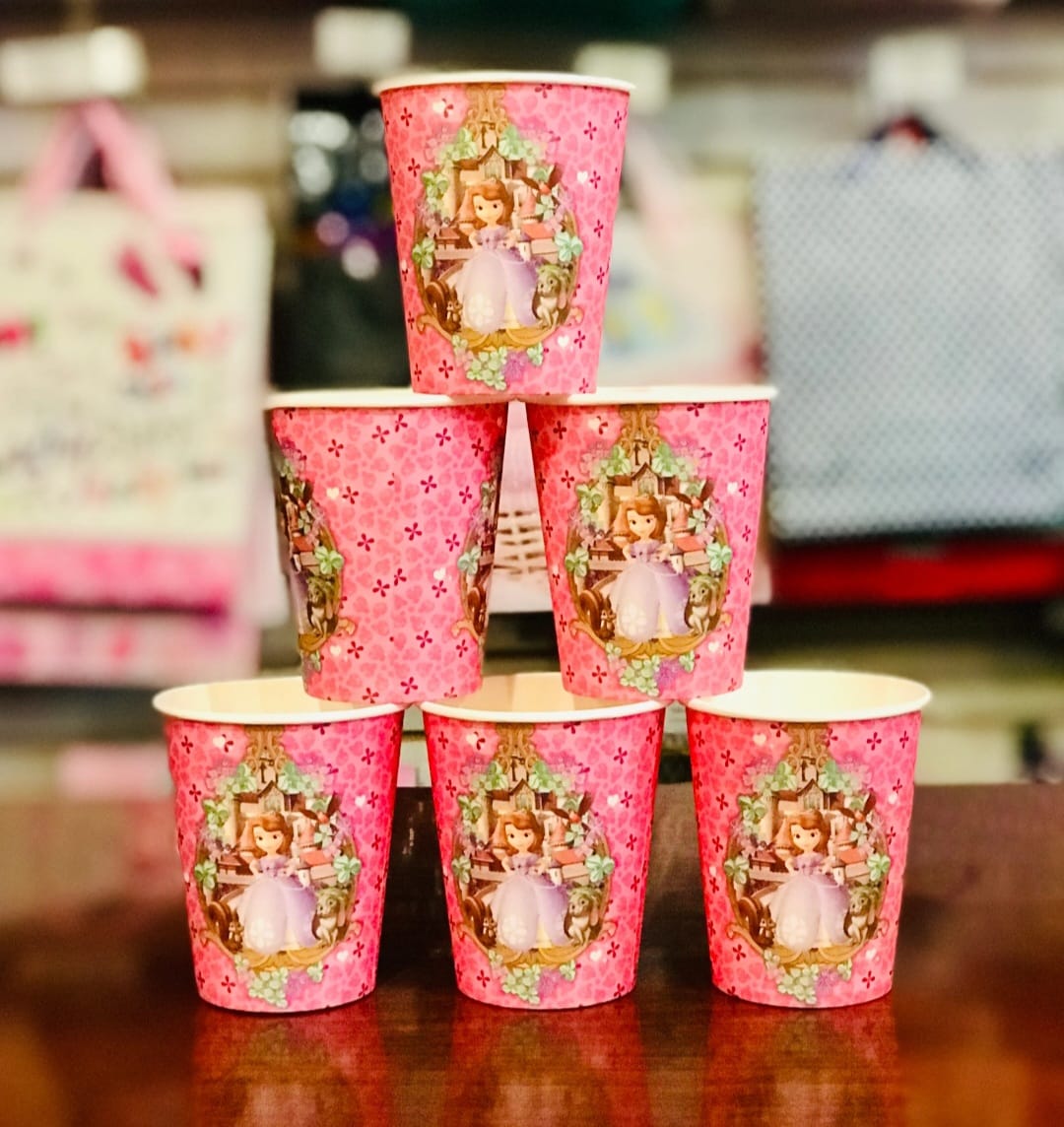 Sofia the first 6 party cups - Preppy Kids (Grand Bazaar)