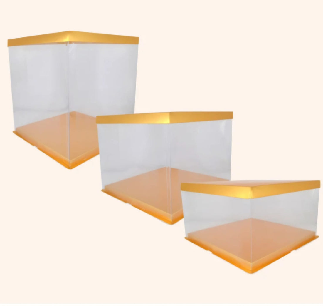 Gold Cake Box - Preppy Kids (Grand Bazaar)