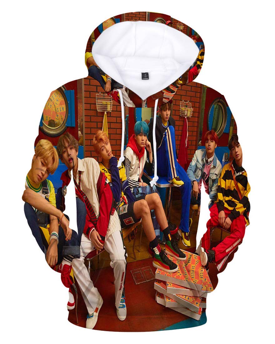 BTS Band Brick Wall Hoodie