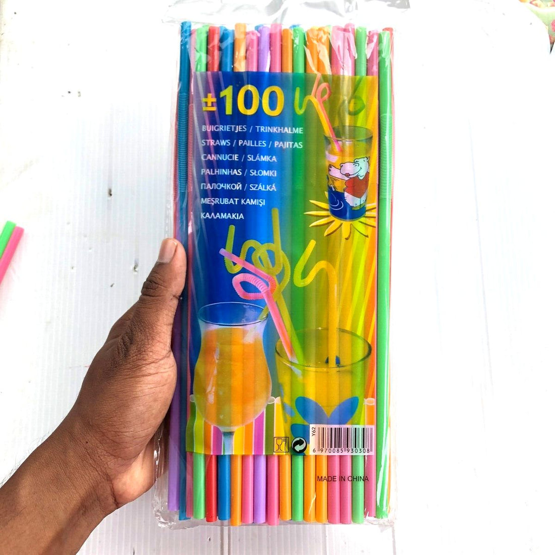 Colorful Bendy Straw Pack - Preppy Kids (Grand Bazaar)