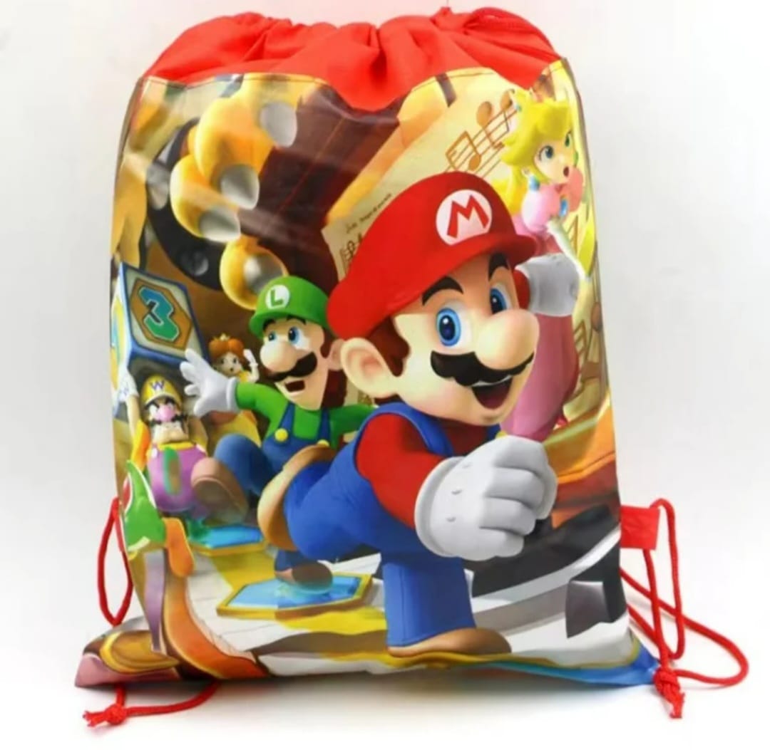 Mario  Pull string bag - Preppy Kids (Grand Bazaar)