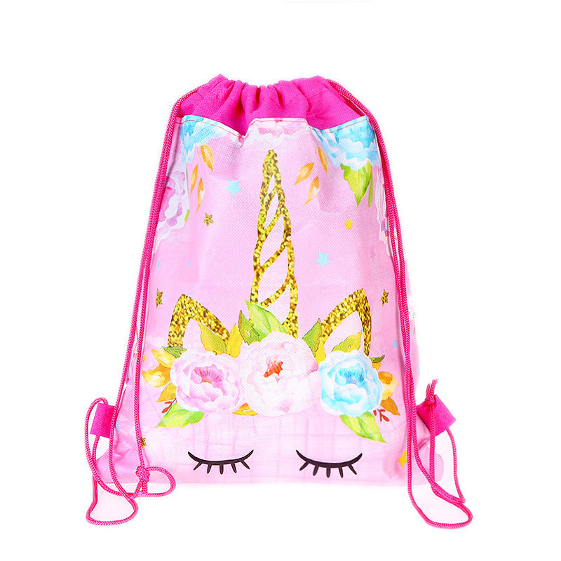 Unicorn  Pull string bag