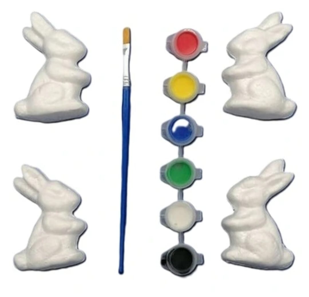 Easter bunny styrofoam Paint kit - Preppy Kids (Grand Bazaar)
