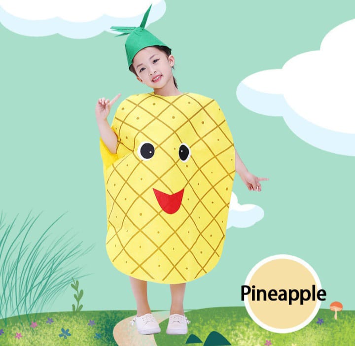 Pineapple Kids Cosplay Outfit Fruit - Preppy Kids (Grand Bazaar)