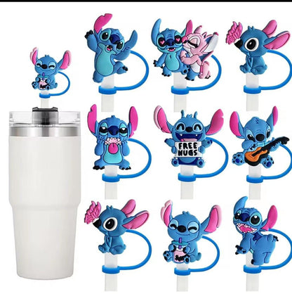 Stitch Straw Cover Caps Toppers for Tumbler - Preppy Kids (Grand Bazaar)