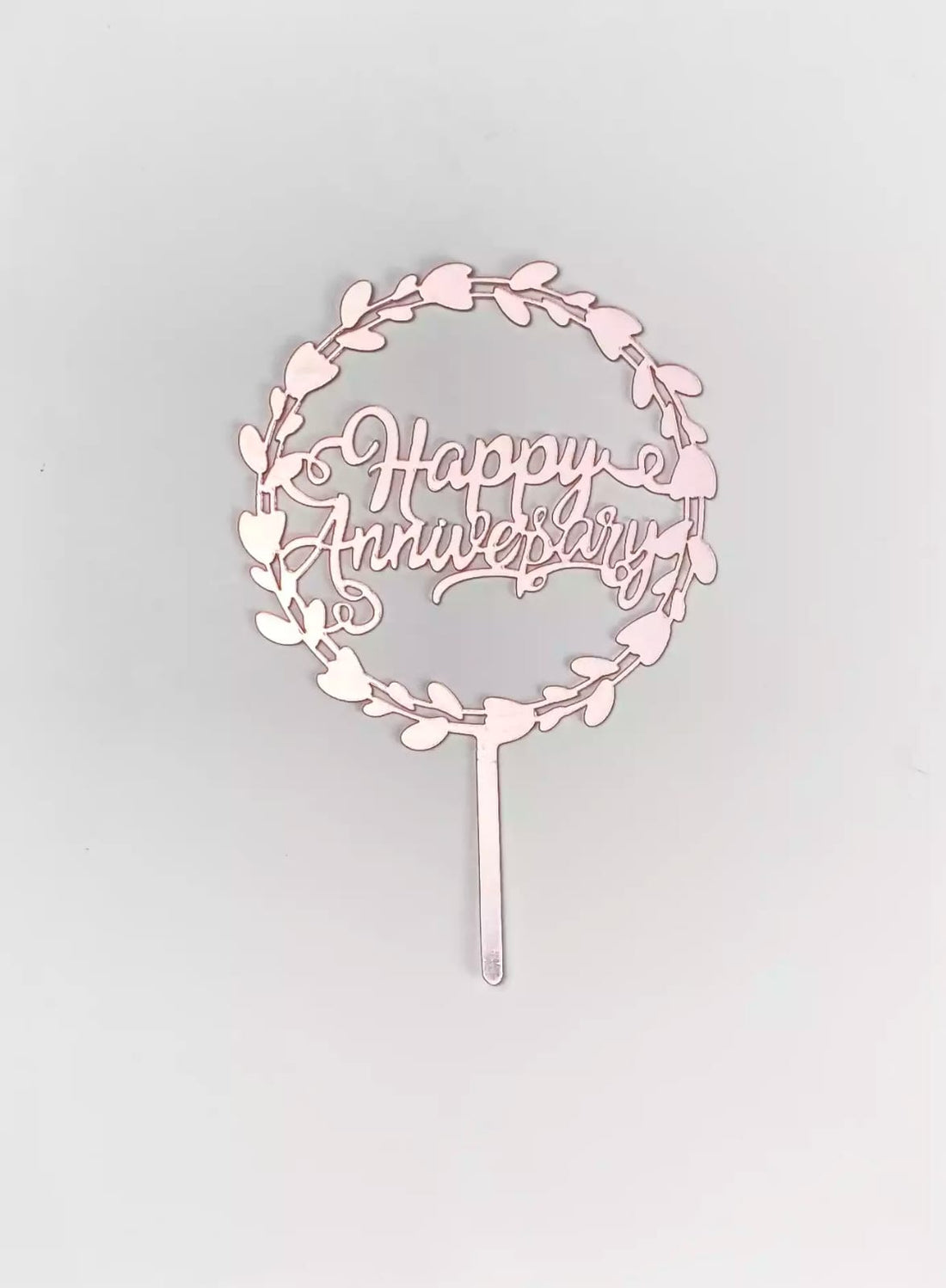 Happy Anniversary  Cake topper Rose Gold - Preppy Kids (Grand Bazaar)