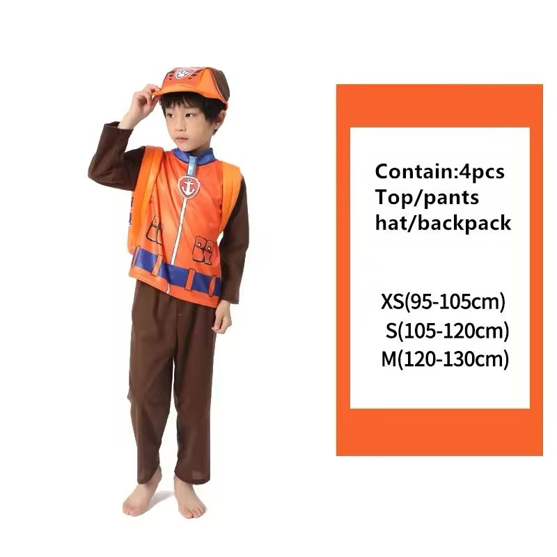 Paw Patrol Zuma Cosplay Costume Outfit