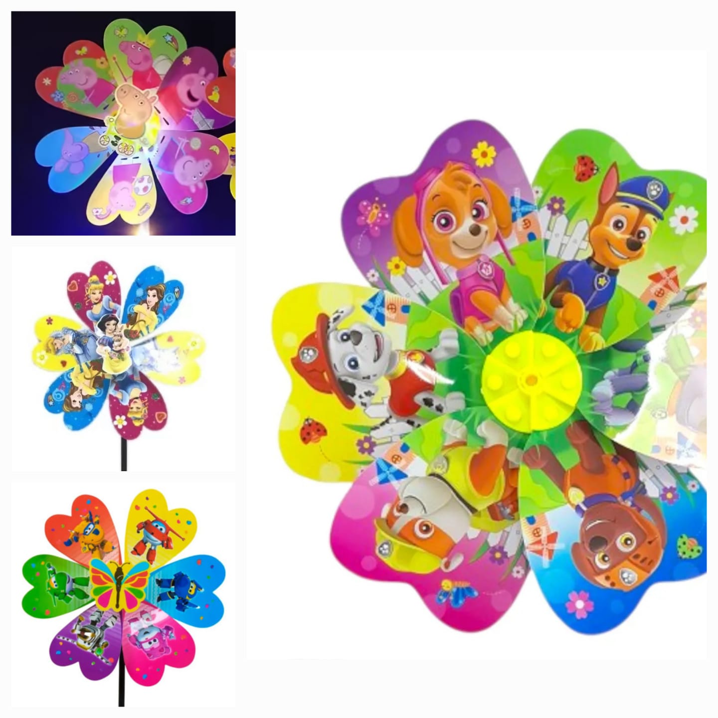 Plastic Character Windmill - Preppy Kids (Grand Bazaar)