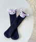 Sanrio Kuromi Black Socks - Preppy Kids (Grand Bazaar)