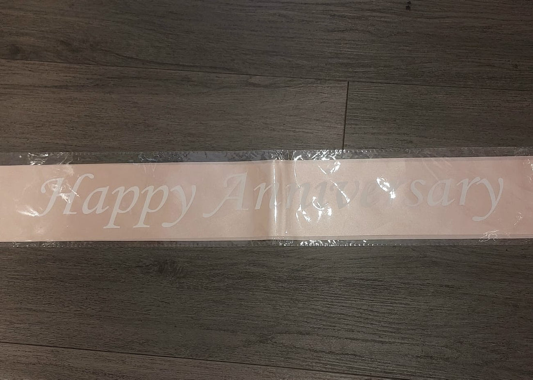 Happy Anniversary Baby pink sash - Preppy Kids (Grand Bazaar)
