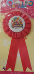 Happy Birthday badge fushia pink with balloons - Preppy Kids (Grand Bazaar)
