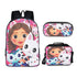 Gabby Dollhouse Pink Ultimate Edition set (3PC) (2 compartment) No. 3 - Preppy Kids (Grand Bazaar)