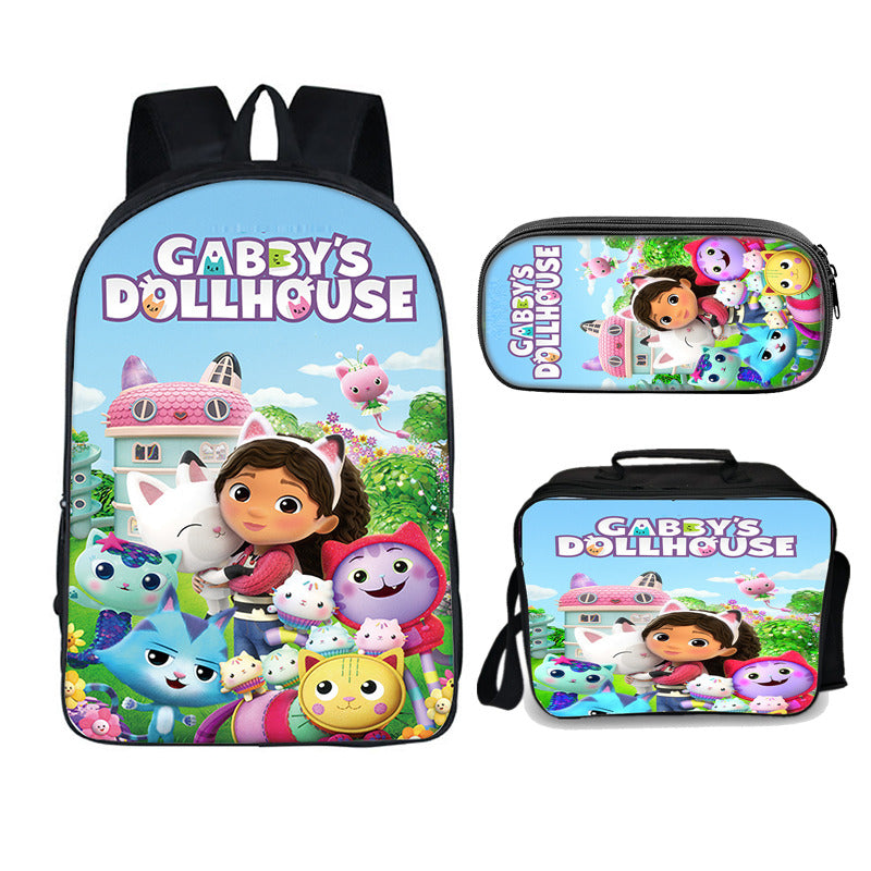 Gabby Dollhouse Crew Ultimate Edition set (3PC) (2 compartment) No. 3 - Preppy Kids (Grand Bazaar)
