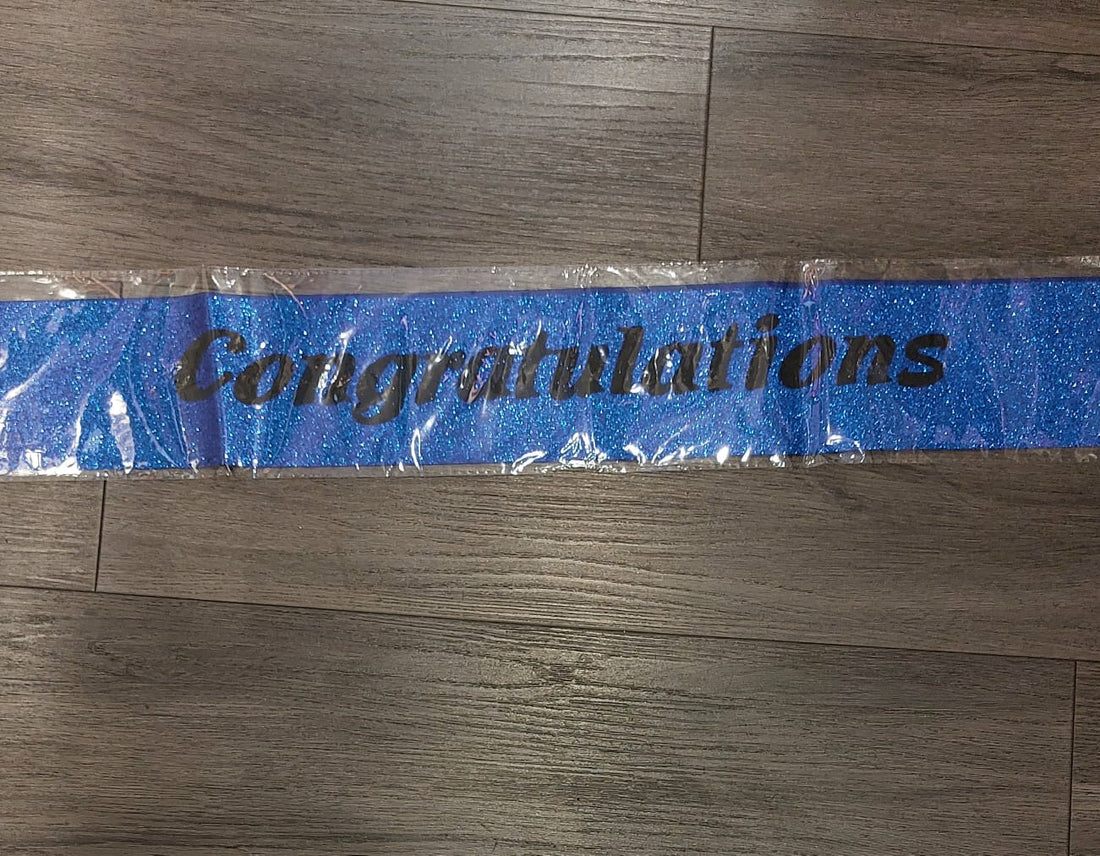 Blue  Congratulations sash - Preppy Kids (Grand Bazaar)