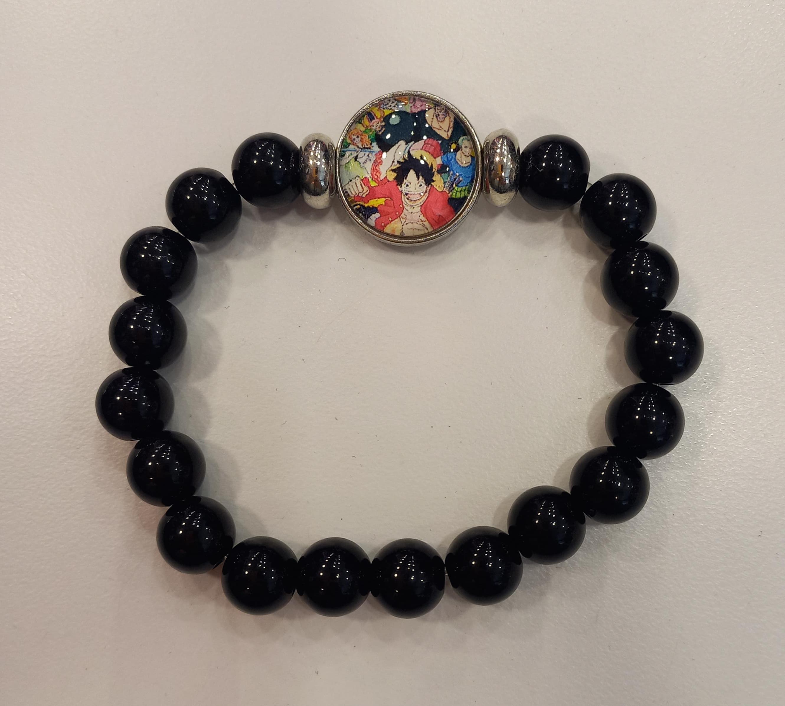 One Piece Beaded Version 3 Luffy Smiling Bracelet  band (beaded) - Preppy Kids (Grand Bazaar)