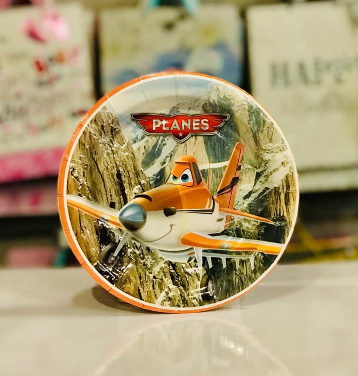 Planes 7&quot; Plates(Pack of 6) - Preppy Kids (Grand Bazaar)