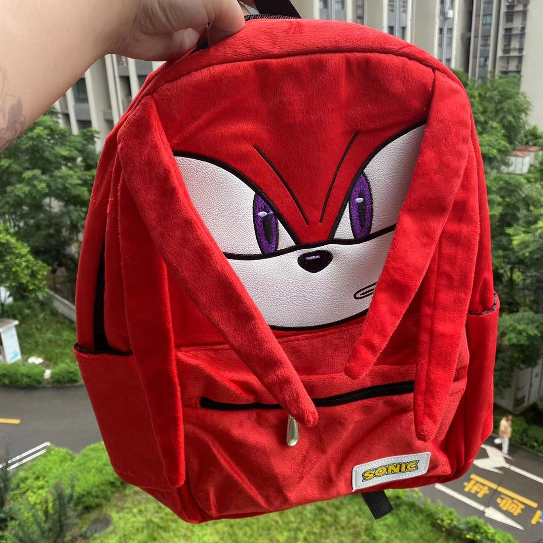 Knuckles Suede 3D Backpack - Preppy Kids (Grand Bazaar)