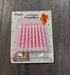 Pink Party Candles (8 pcs) - Preppy Kids (Grand Bazaar)
