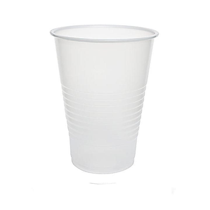 White Plastic 8oz Drinking Cups (10 PCS)