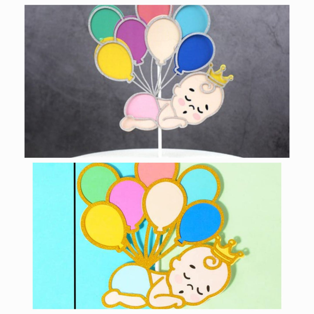 Baby cake topper
