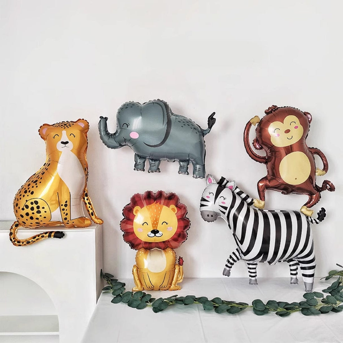 Animal Jungle Foil Balloons