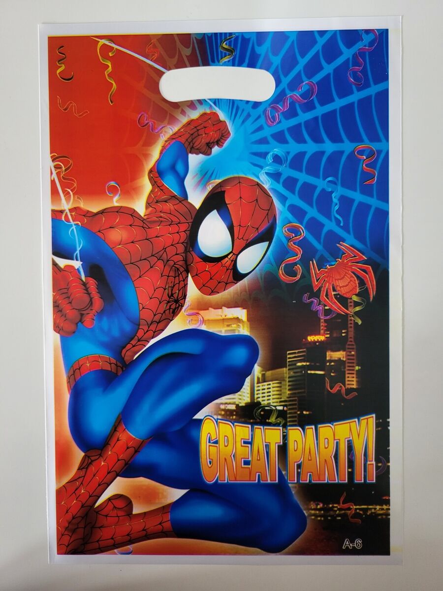 Spiderman Great Party loot bags
