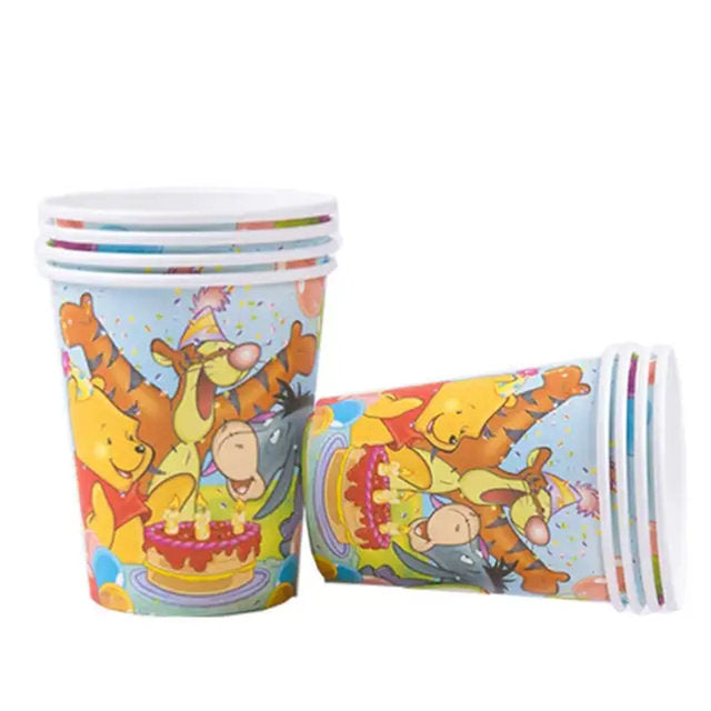Winnie the poo 6 party cups