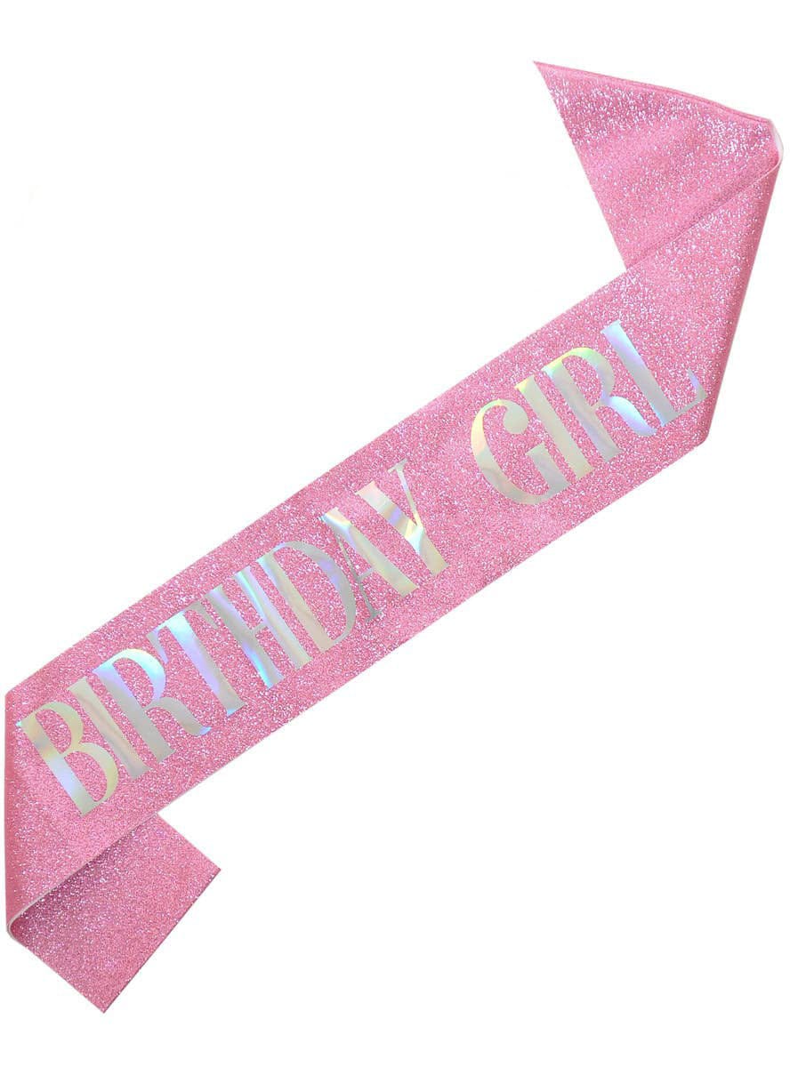 Birthday Girl Sash Pink