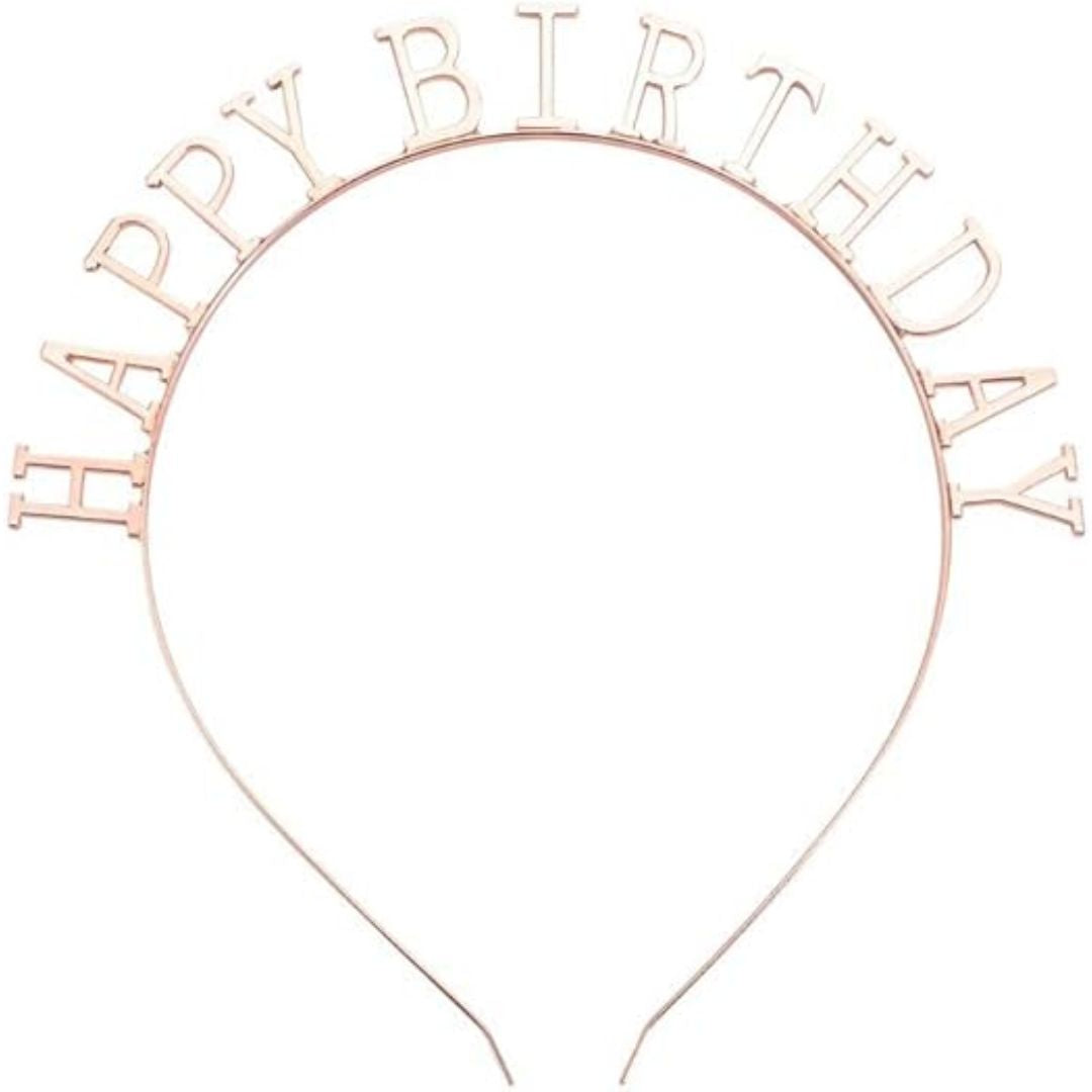Happy Birthday Tiara (Rose Gold)