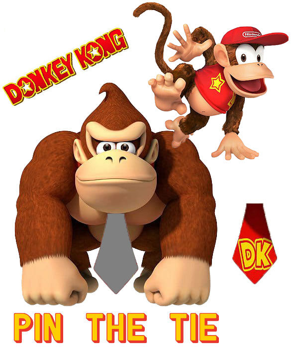Donkey Kong  Pin the Tie